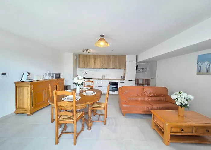 Moderne Avec Terrasse Proche Et Centre, Wi-fi Inclus A Saint-brevin - Fr-1-364-182 דירה *