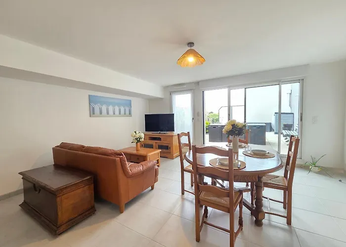 Moderne Avec Terrasse Proche Et Centre, Wi-fi Inclus A Saint-brevin - Fr-1-364-182 Apartment *